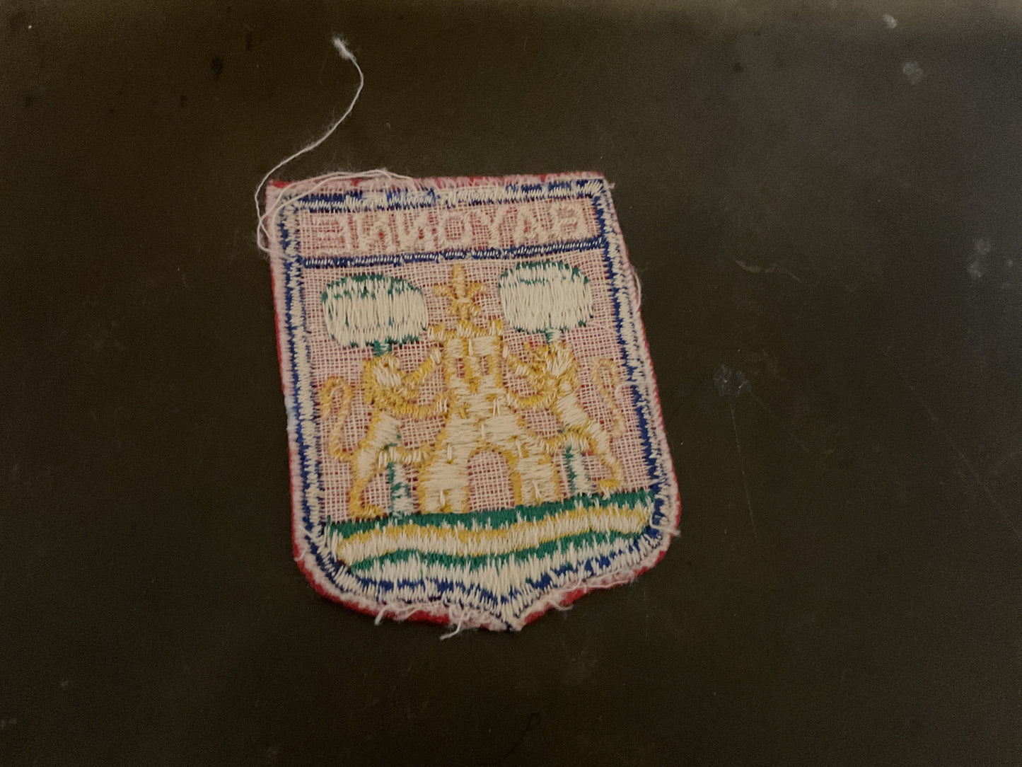 Bayonne France City Coat of Arms Patch
