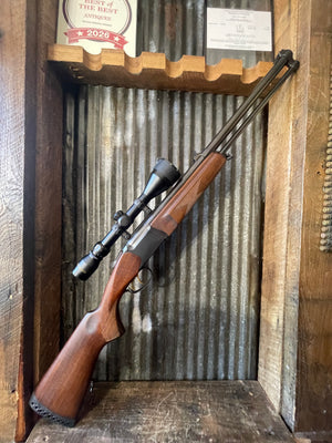 Baikal MP-94 Combination Gun – 12 Gauge / .223 Remington – 3-9x Scope