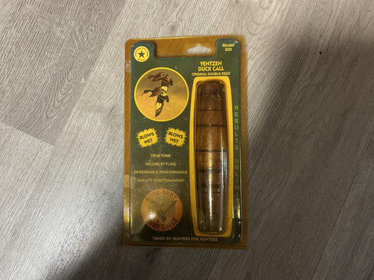 Sure-Shot Yentzen Model 500 Duck Call (NOS) in Original Package