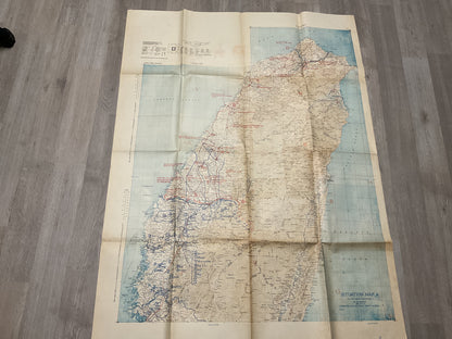 WWII MAP OF Taihoku Situation Map A Sheel 1