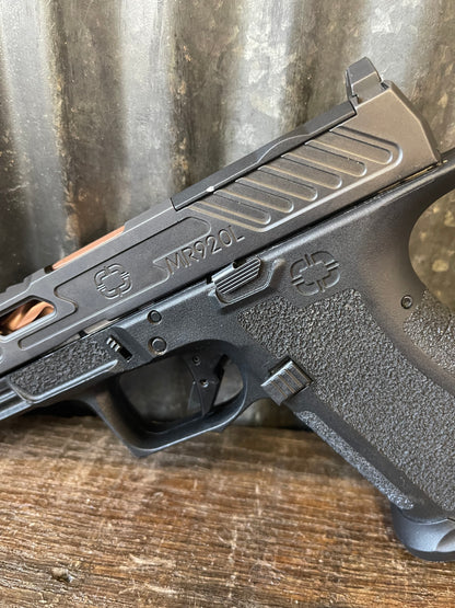 Shadow Systems MR920L semi-automatic pistol chambered in 9mm. Presented in like new condition and appears lightly used or unfired. Includes original Shadow Systems soft case.