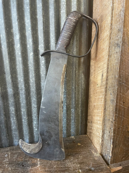 Vintage Woodman’s Pal LC-14-B Brush Axe / Survival Knife with Canvas Sheath