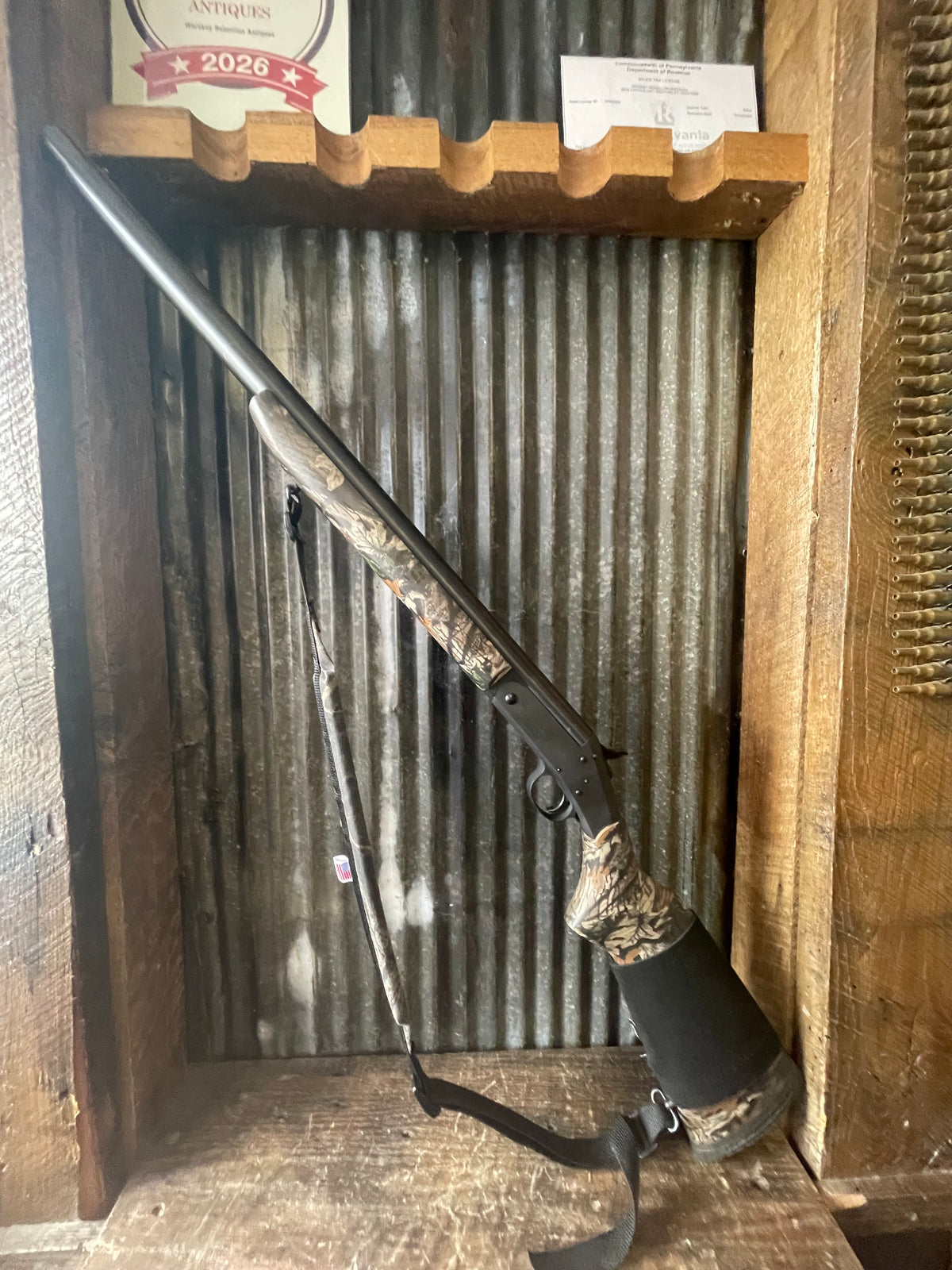 H&R Pardner SB2 10 Gauge 3½” Single Shot – Camo Stock – Good Used Condition