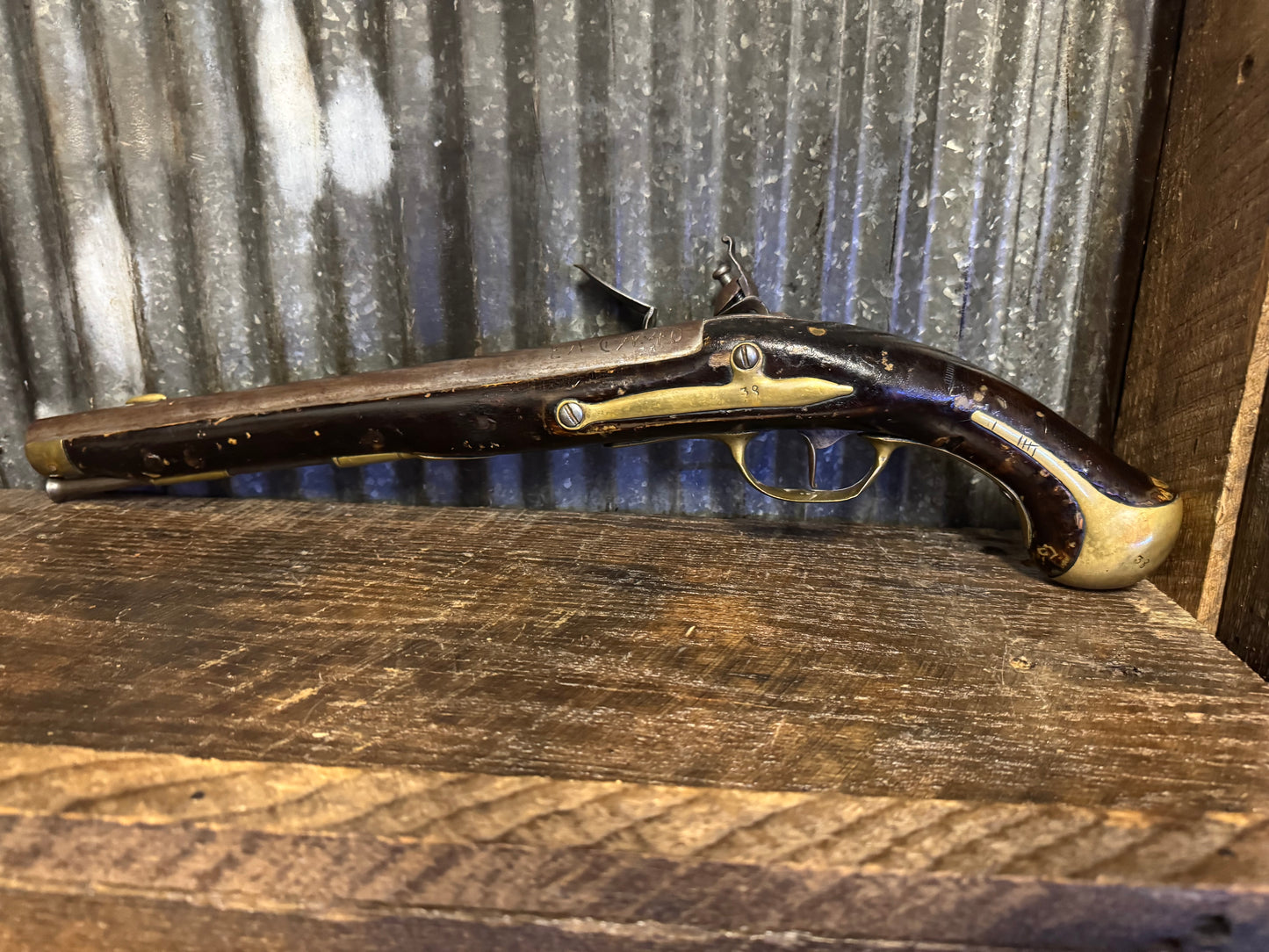 1772 Danish Dragoon Flintlock Pistol