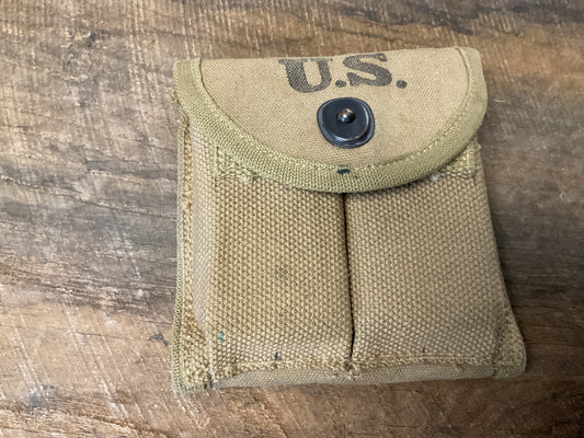 WWII 1943 Dated US M1 Carbine Mag Pouch