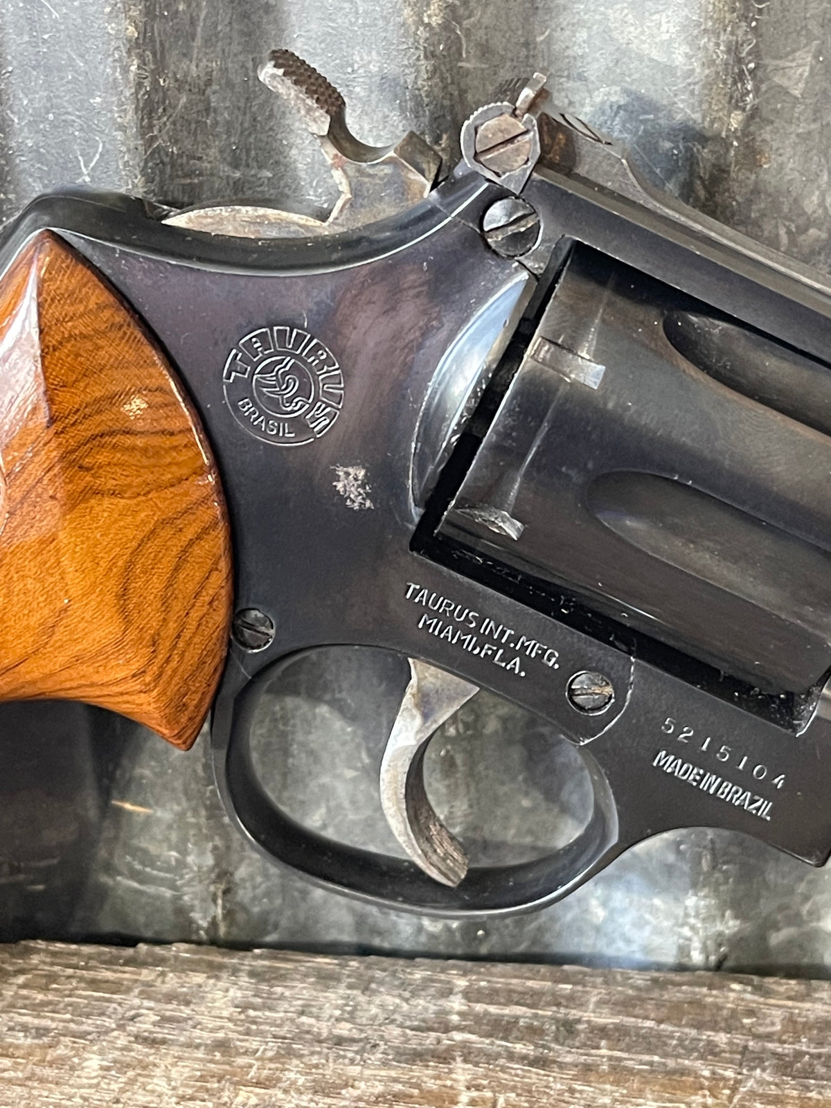 Taurus Model 66 .357 Magnum Revolver – Adjustable Sights – Wood Grips – Good Used Condition