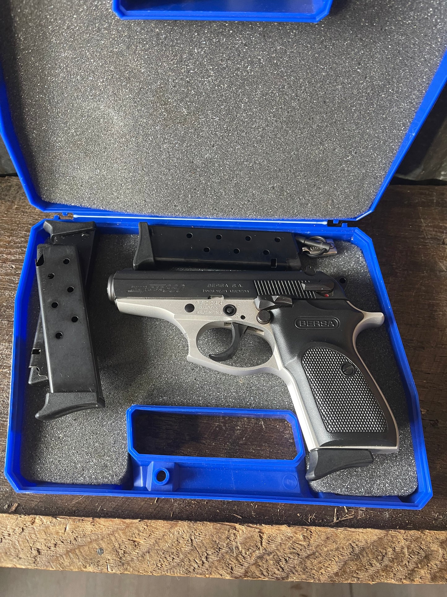 Bersa Thunder .380 ACP Pistol — Original Box & 4 Magazines