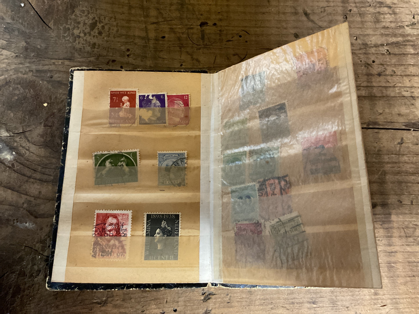 Vintage WWII-Era International Stamp Album
