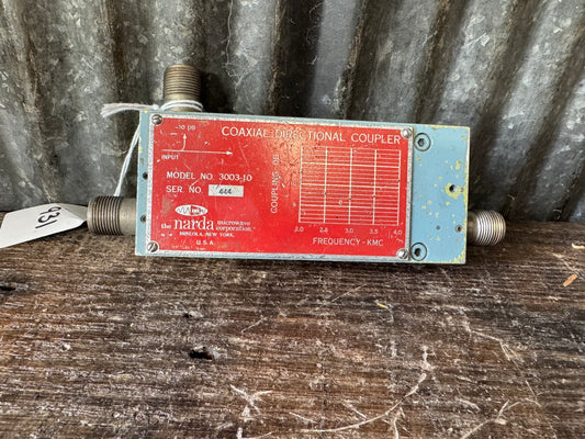 Narda Model 3003-10 Coaxial Directional Coupler – Microwave RF Component