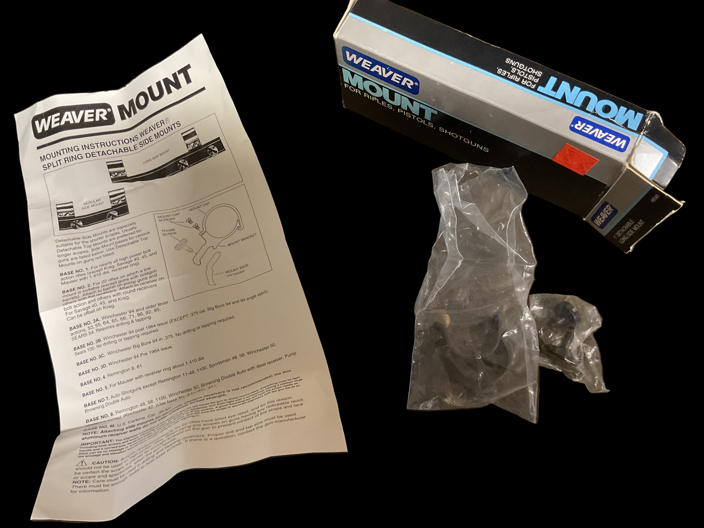 Waver Scope Mount for Rifles and Shotguns (Long Side Mount)