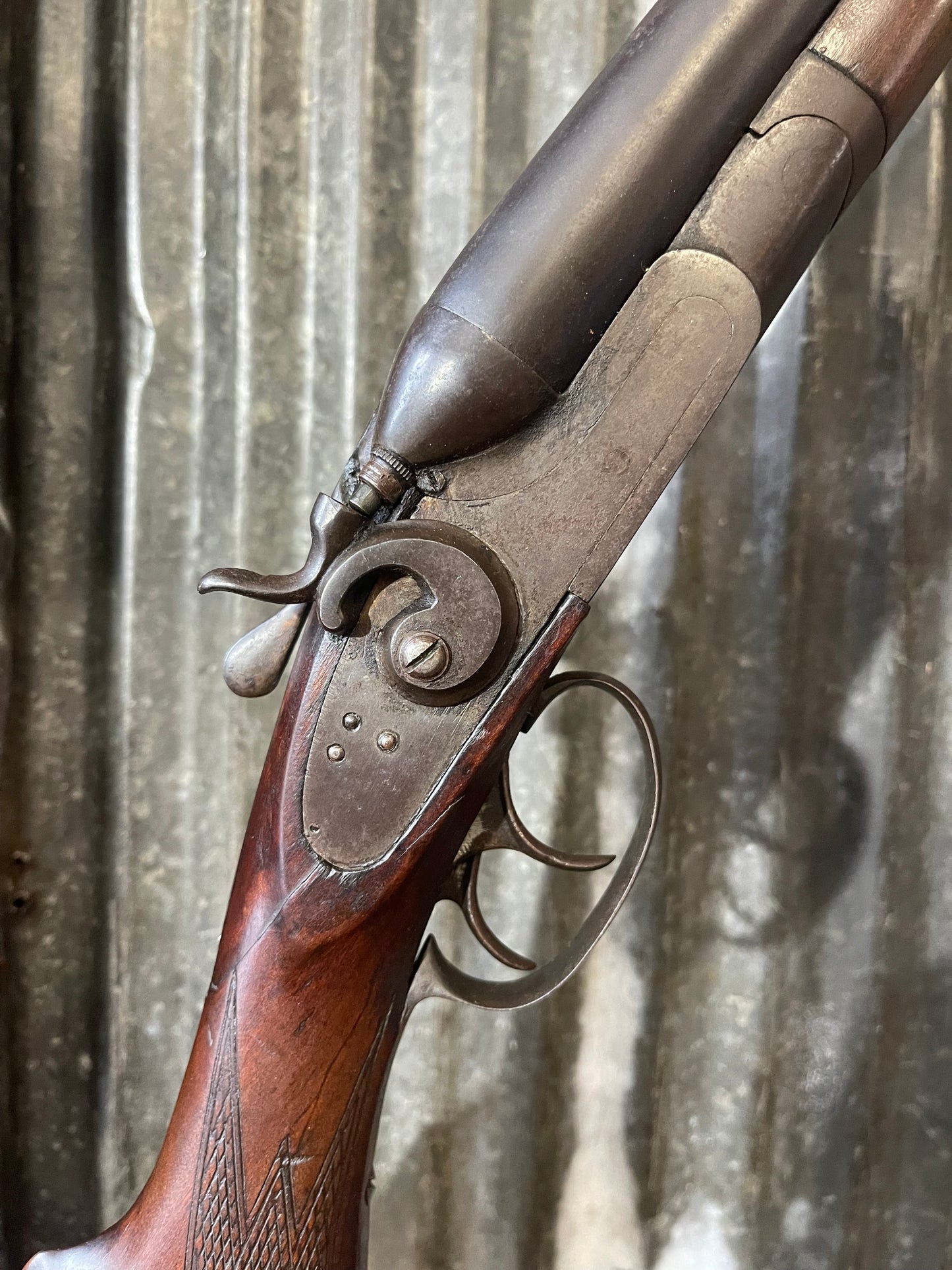 American Gun Company Side-by-Side 12 Gauge Hammer Shotgun