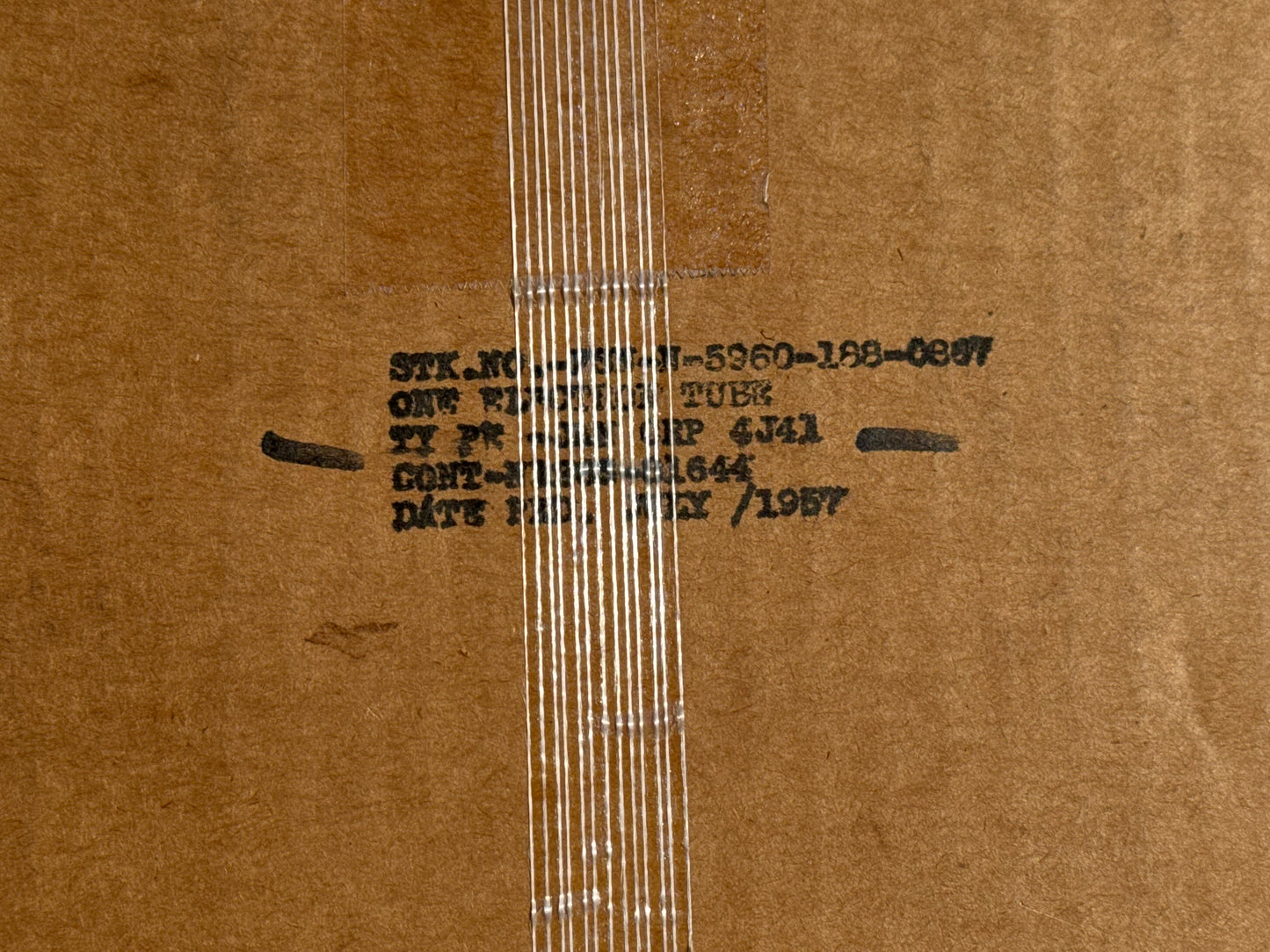 1960 Raytheon JAN-CRP 4J41 Radar Tube / Magnetron Assembly in Original Lab Crate