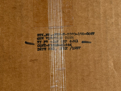 1960 Raytheon JAN-CRP 4J41 Radar Tube / Magnetron Assembly in Original Lab Crate