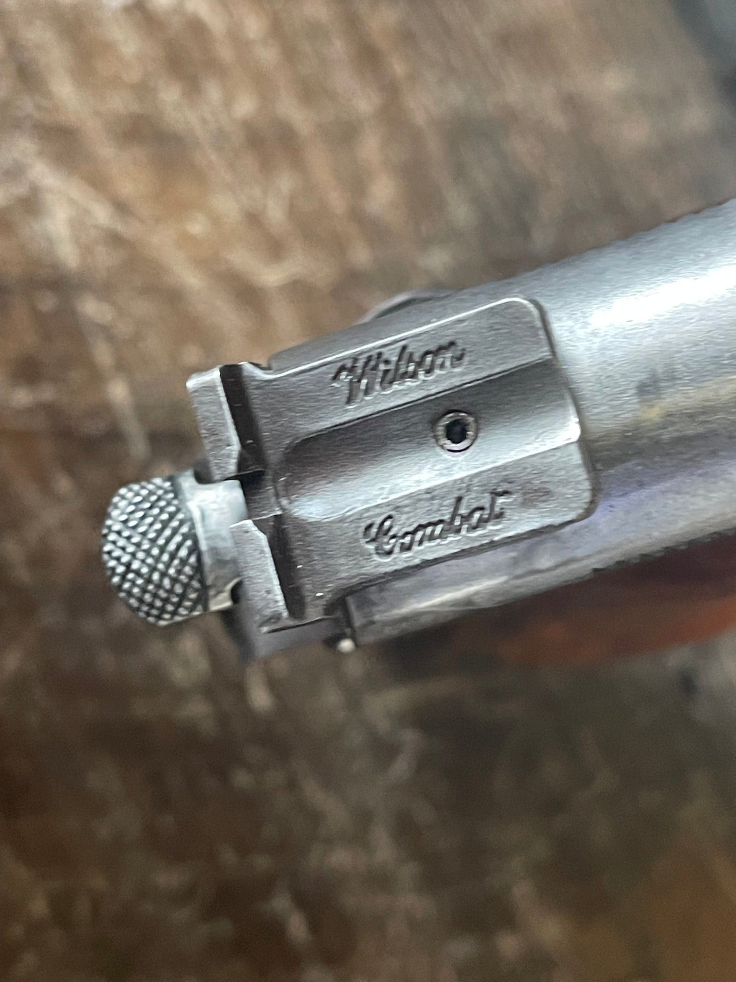 Custom Auto-Ordnance / Thompson 1911 .45 ACP – Stainless – Wilson Combat Sight