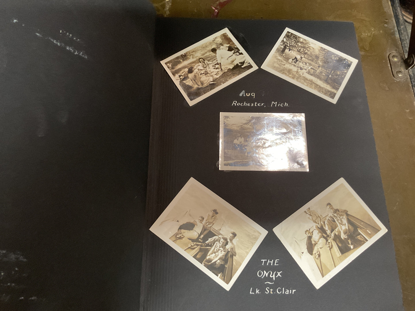 WWII Vintage US Naval Air Station Scrapbook
