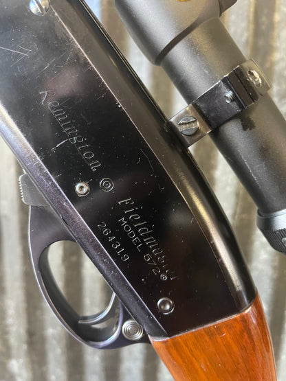 Remington Model 572 Fieldmaster .22 LR Pump-Action Rifle – Simmons 3-9x Scope – Excellent Bore layaway only