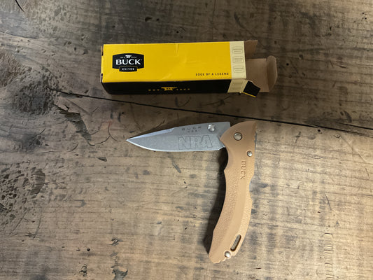 Buck 285 Bantam BLW Folding Knife “NRA” Lockbox w/ Box