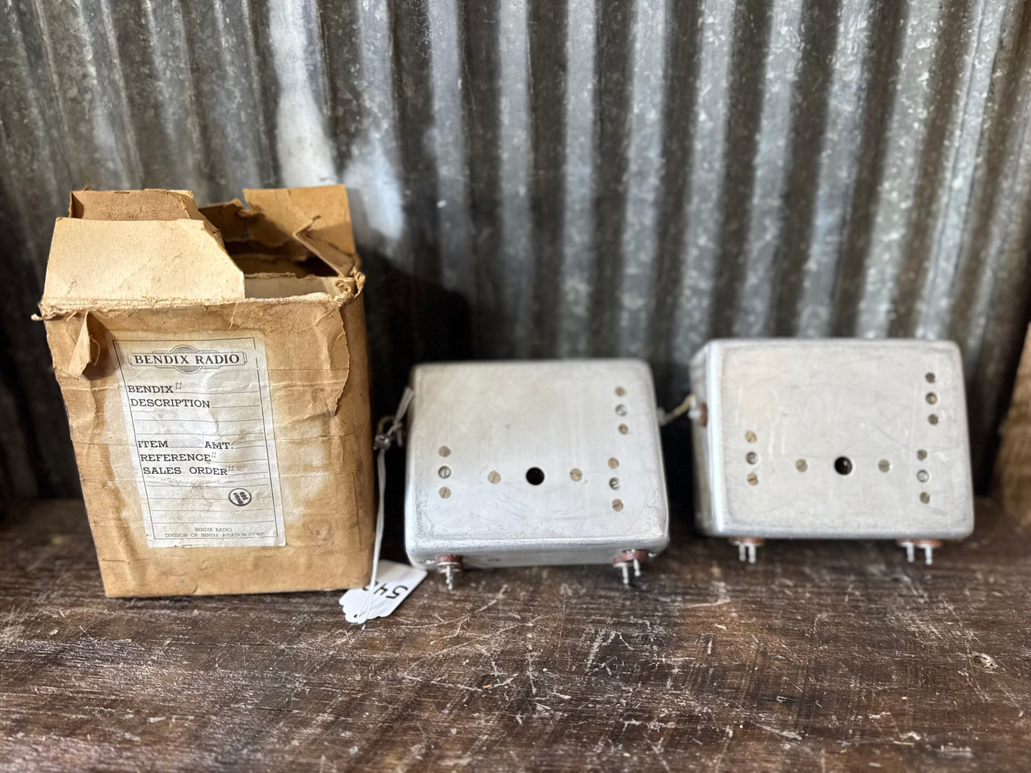 Bendix Radio Aircraft Electronics Modules – Pair w/ Original Bendix Box