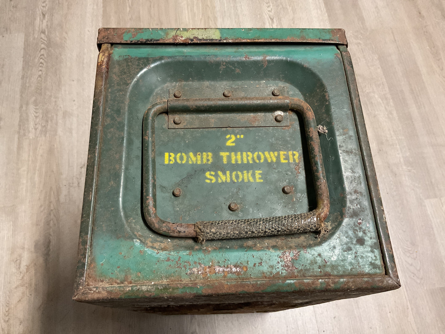 WWII British 2-Inch Mortar Smoke Bomb Transit Chest 1944