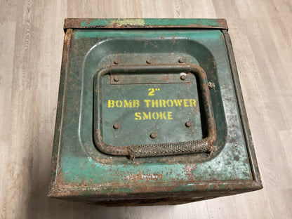 WWII British 2-Inch Mortar Smoke Bomb Transit Chest 1944