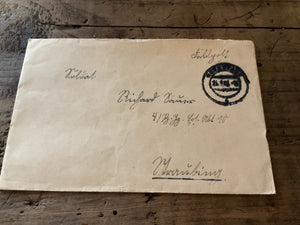 WWII German Soldier Feldpost Letter-July 22, 1940-France Campaign/Homecoming Content-Original Envelope