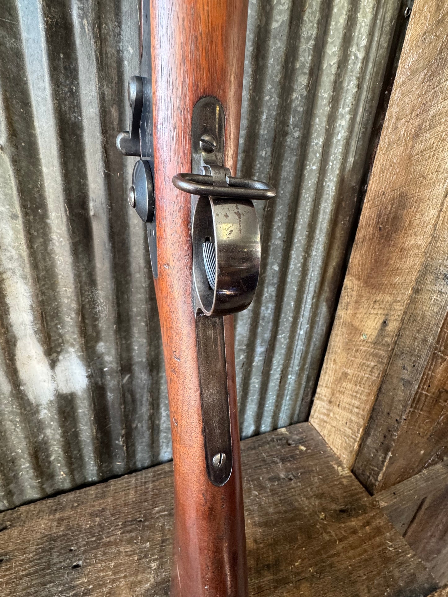 U.S. SPRINGFIELD MODEL 1884

Rod Bayonet (1888 Pattern) Trapdoor Rifle