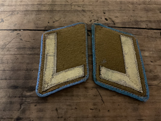 Original WWII German NSDAP Stellenleiter Ortsgruppe Political Leader Collar Tabs-Matching Pair 1936-1939