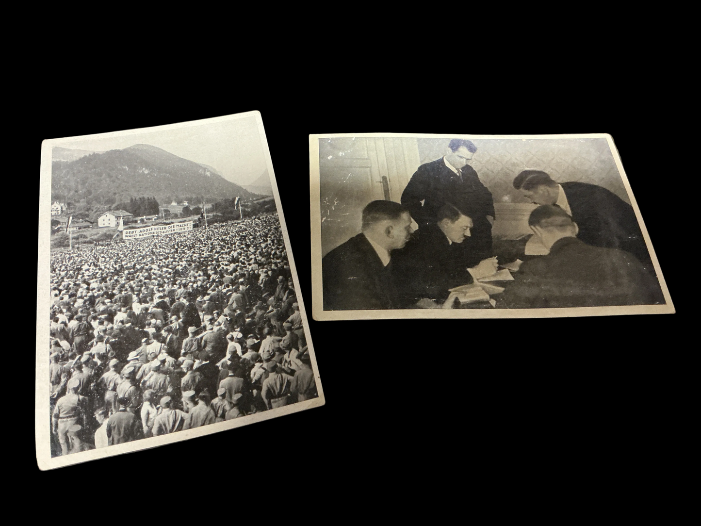 Pair of Third Reich Propaganda Cards
