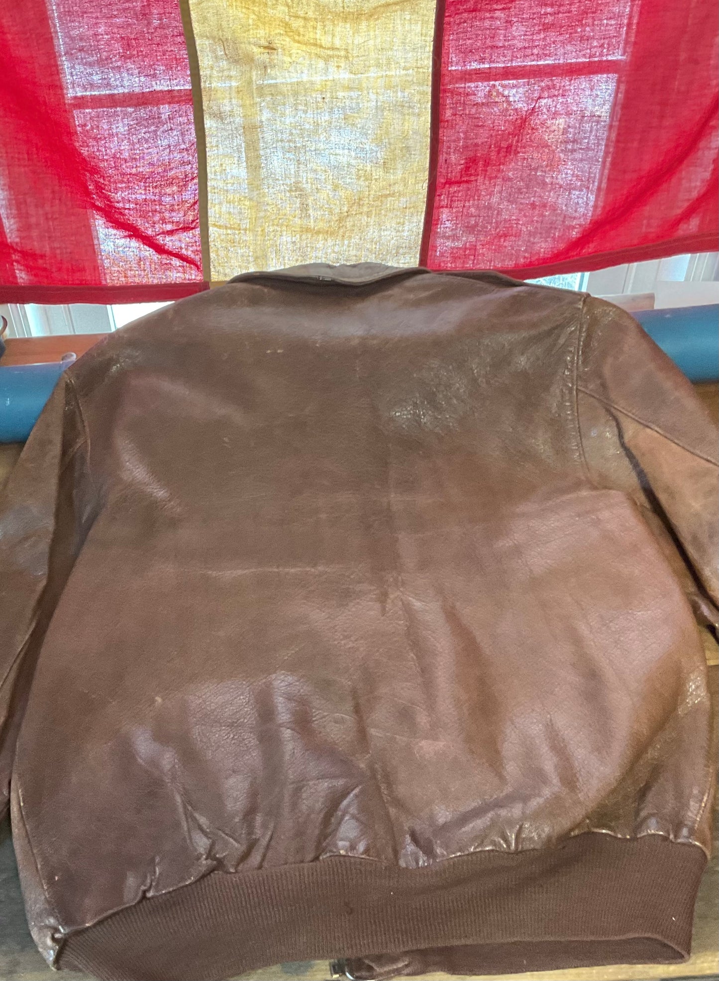 US A-2 Flight Jacket-Original-WWII-Captain Hankinson