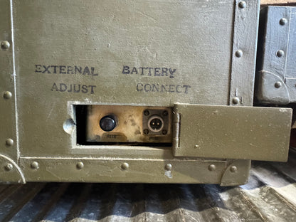 WWII TS-3A/AP Radar Test Set with Canvas Carrying Bag & Power Computer