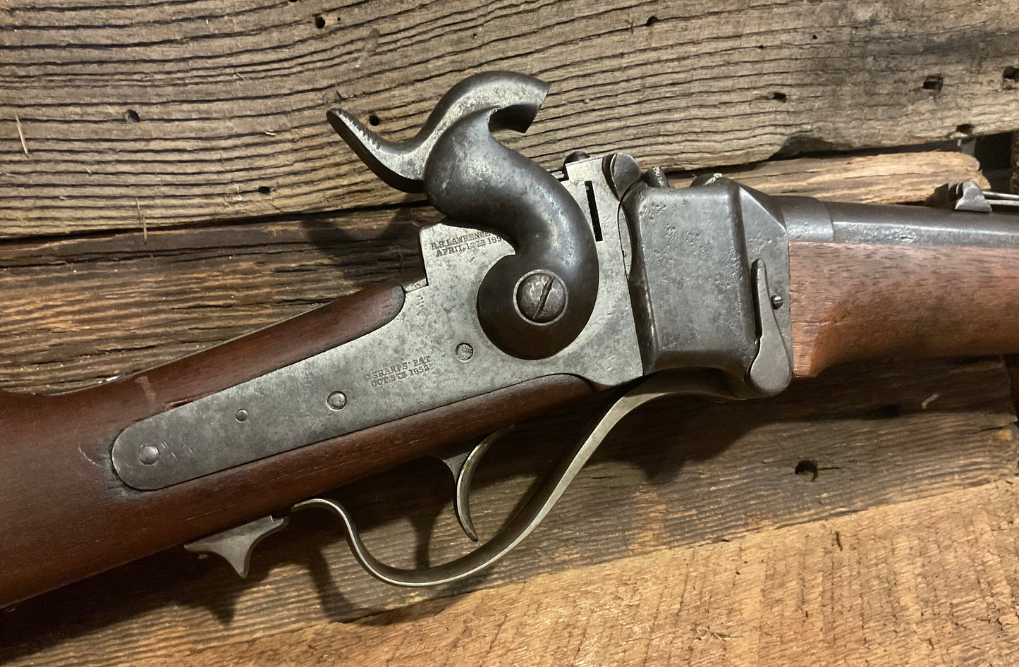 Confederate Captured Sharps Carbine-Civil War