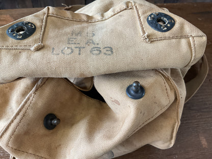 WWII US LIGHTWEIGHT SERVICE GAS MASK BAG
