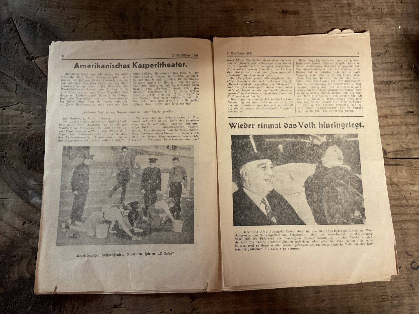 WWII German Propaganda Newspaper-Die O.E. Feldpost-Hitler’s Birthday Issue-2 April 1941 Issue
