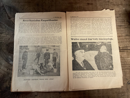 WWII German Propaganda Newspaper-Die O.E. Feldpost-Hitler’s Birthday Issue-2 April 1941 Issue