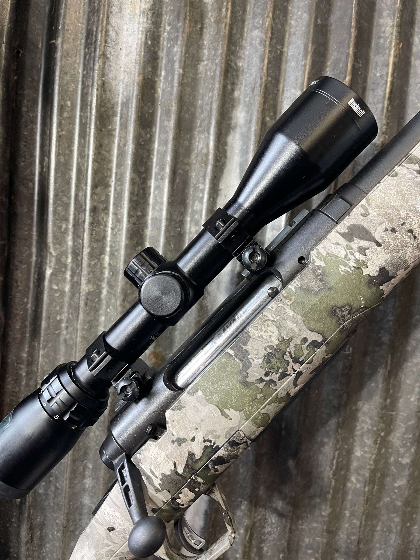 Savage Axis XP Bolt Action Rifle – 6.5 Creedmoor – Bushnell Scope – Veil Camo