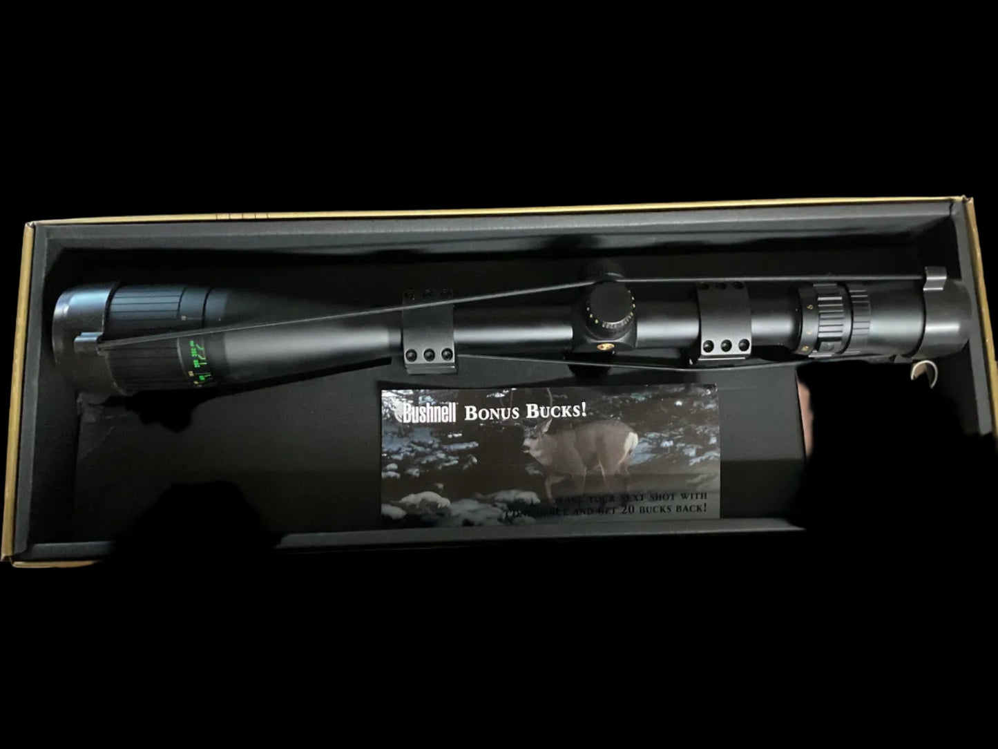 Bushnell Elite 4200 6-24x40 Matte Riflescope w/ Multi-X Reticle w/ Original Box & Papers