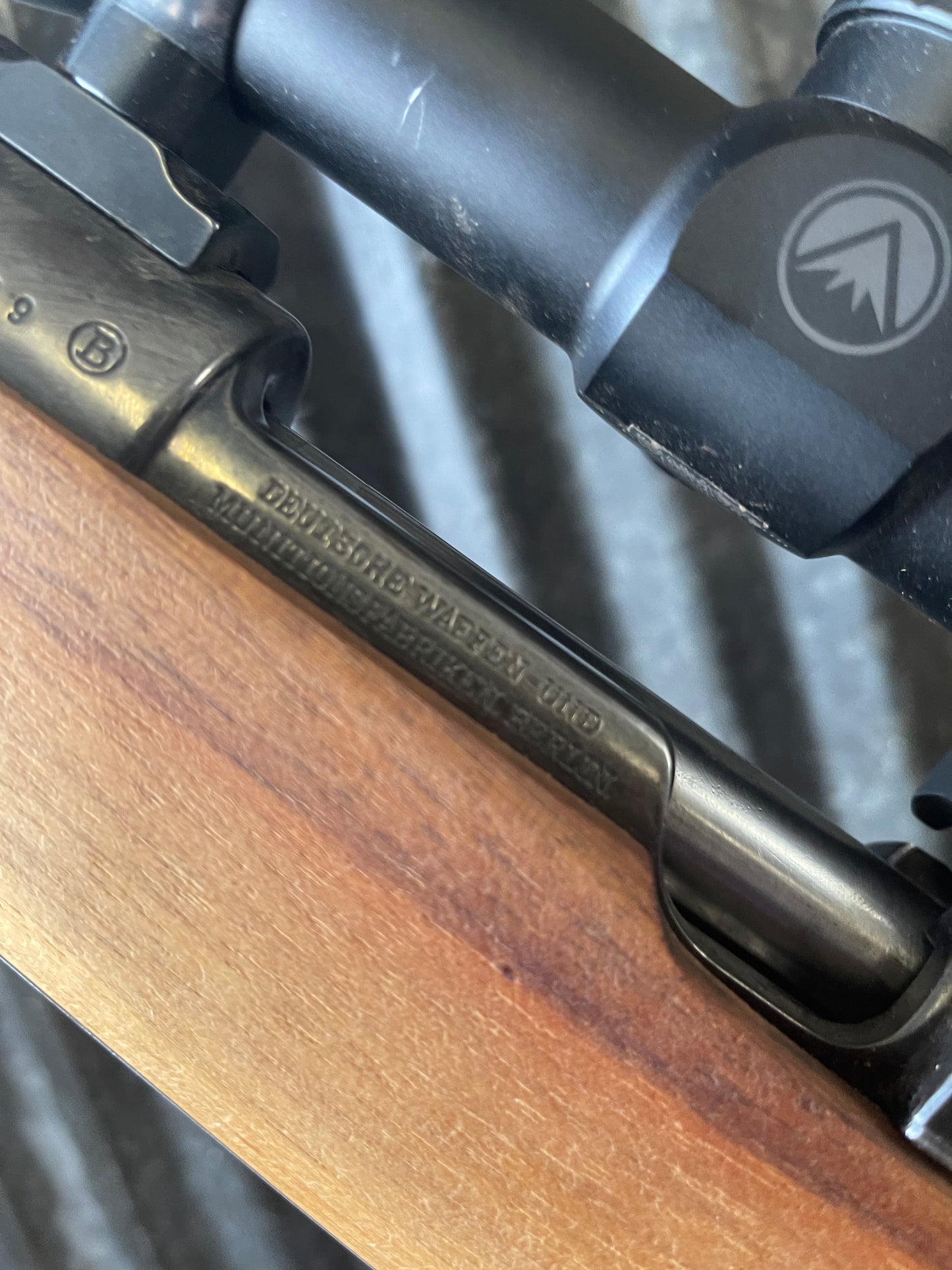 Commercial German Mauser Model 1908 Sporter 7x57 Mauser w/ Burris Scope