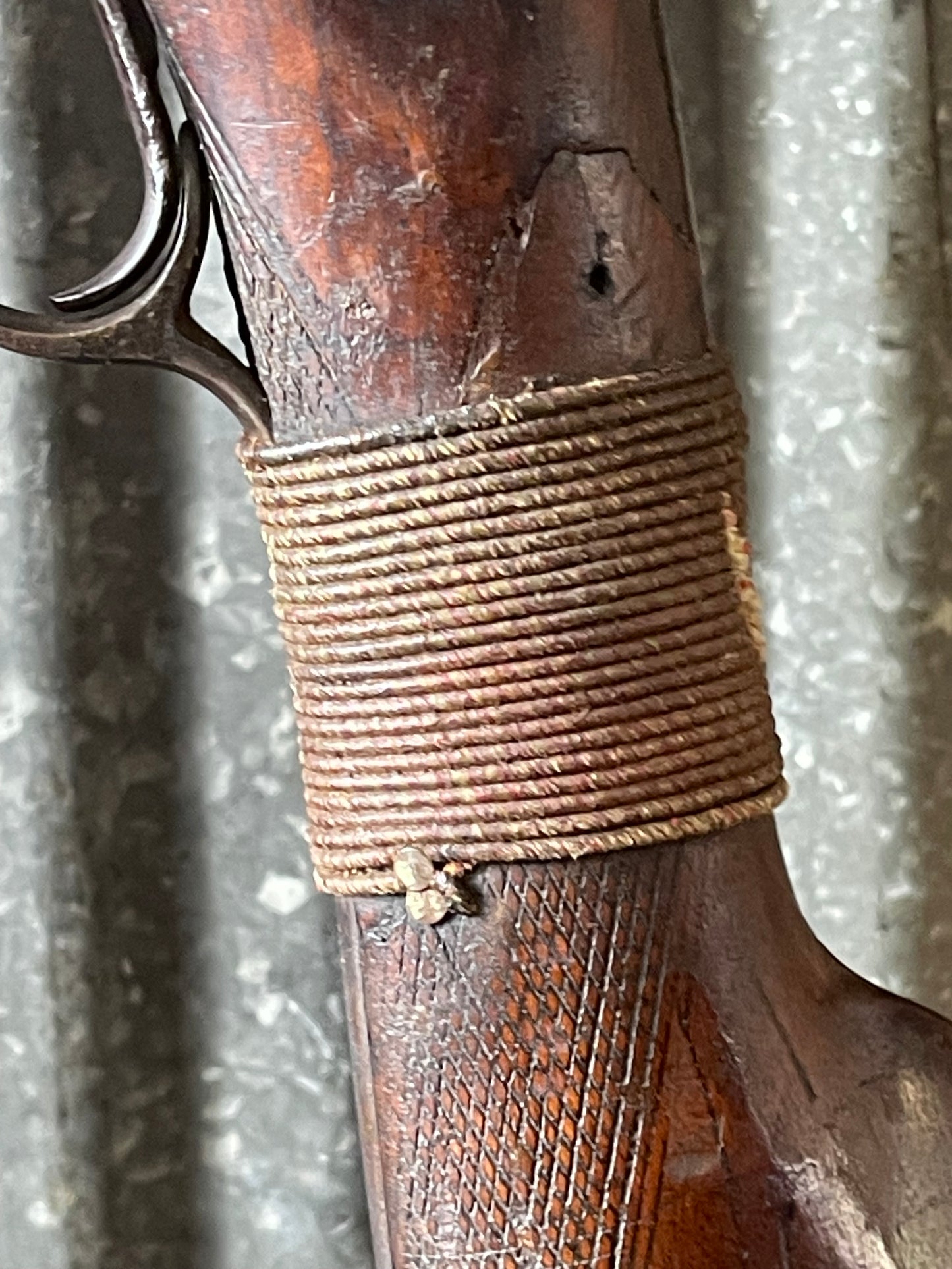 W. Moore Double Barrel Side-by-Side Percussion Shotgun 12 Gauge Antique Black Powder