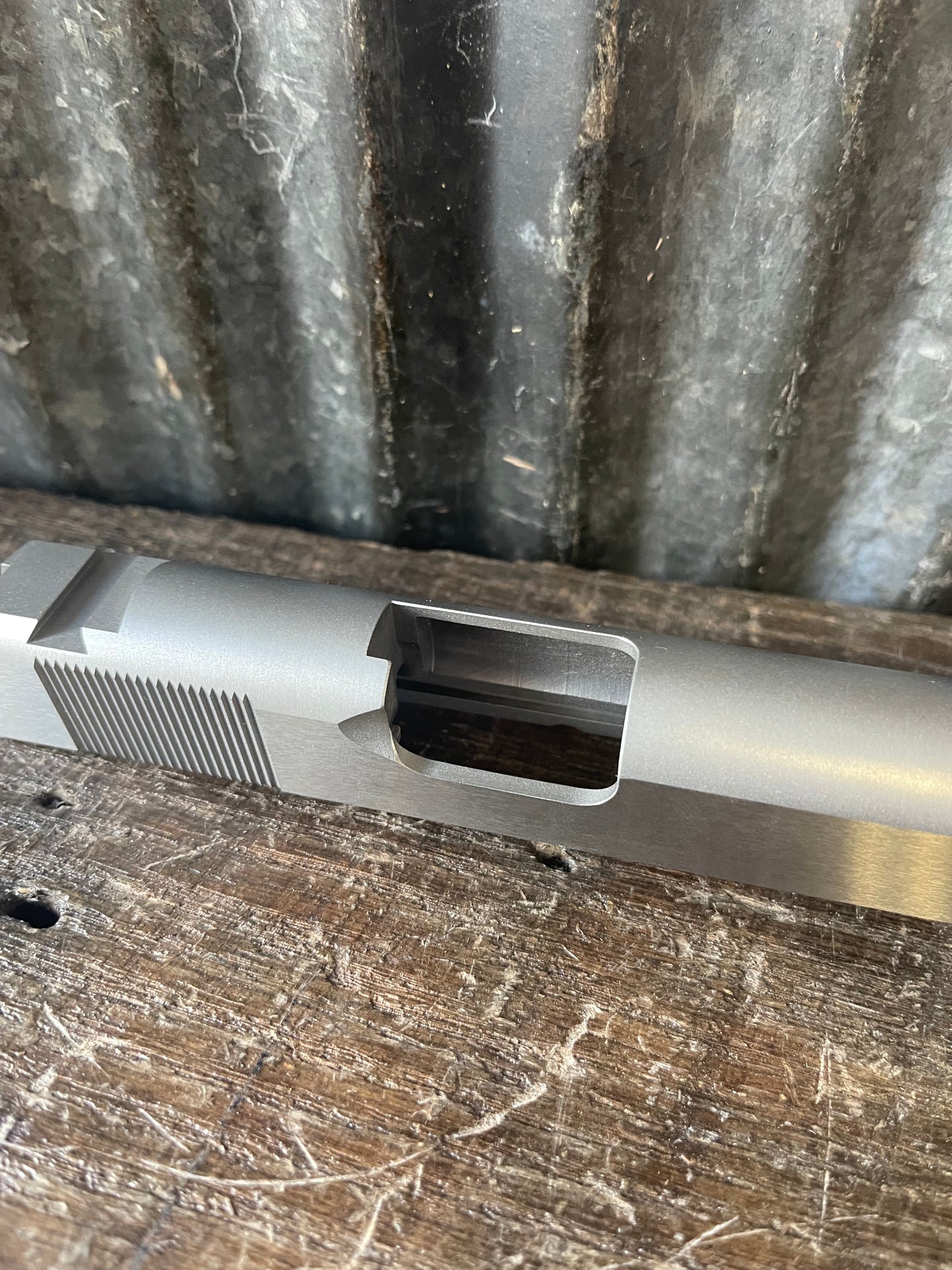 Caspian Arms 1911 Government Model Slide – 9mm / .38 Super Stainless