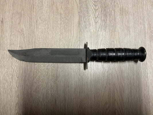 US M3 Trench Knife with Leather Scabbard