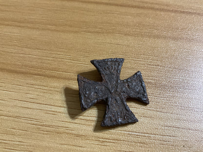 Original Imperial German Iron Cross Cap Device/Cockade-Relic Condition