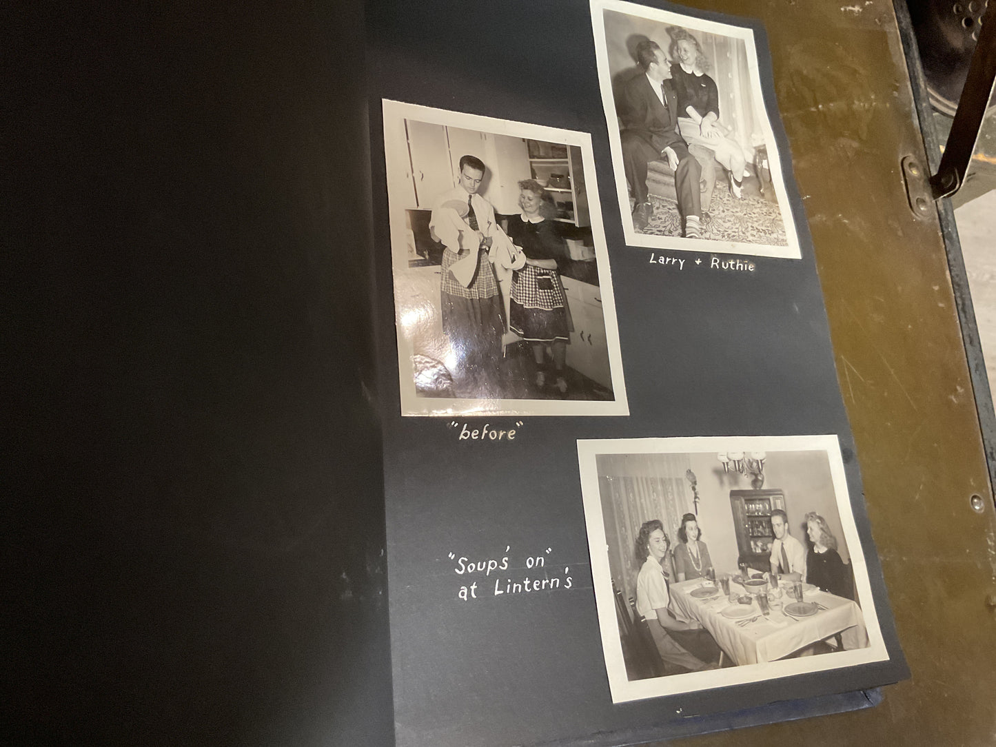 WWII Vintage US Naval Air Station Scrapbook
