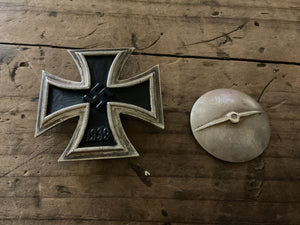 1939 German Iron Cross 1st Class Screwback-L/18 Marked