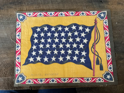 WWI Tobacco Felt Flag (approx 11x8)