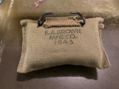 WWII First Aid Pack F.A. Brown Mfg. Co.