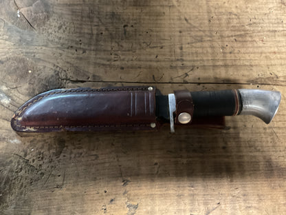 Western USA W49 Bowie Knife w/ Original Leather Sheath
