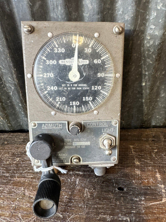 WWII Bendix Radio Type MN-52H Azimuth Control