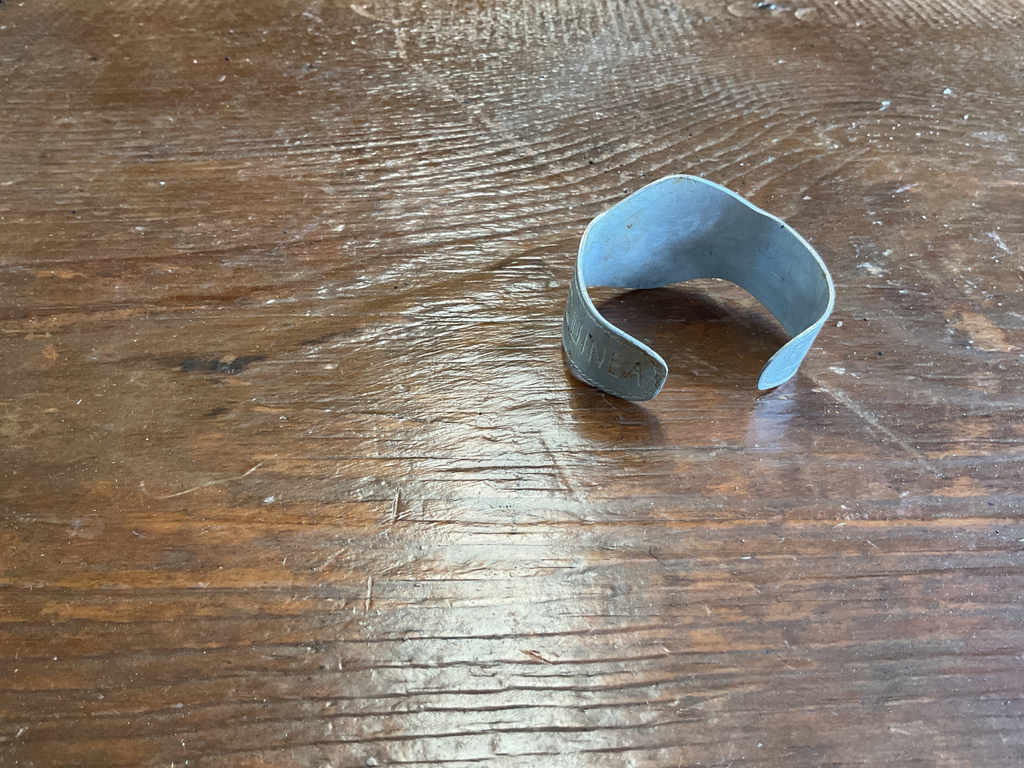 WWII Named ID Bracelet USNR 6/19/1944 New Guinea
