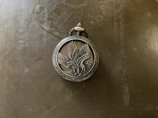 Antique-Style Eagle Pocket Watch