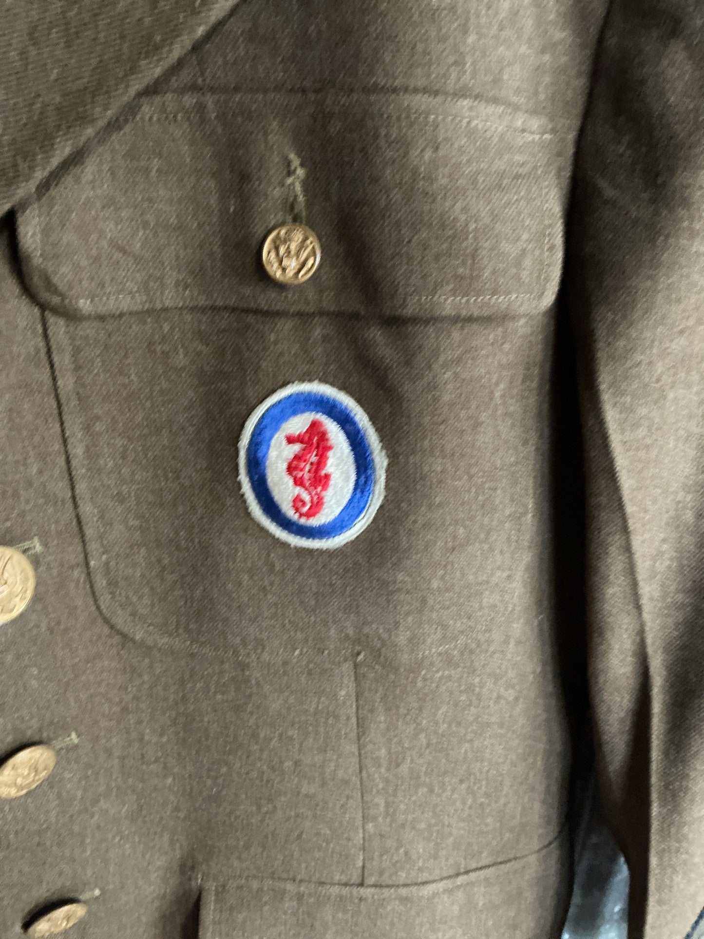 WWII 1942 US Army Amphibious Engineer SNCO Coat